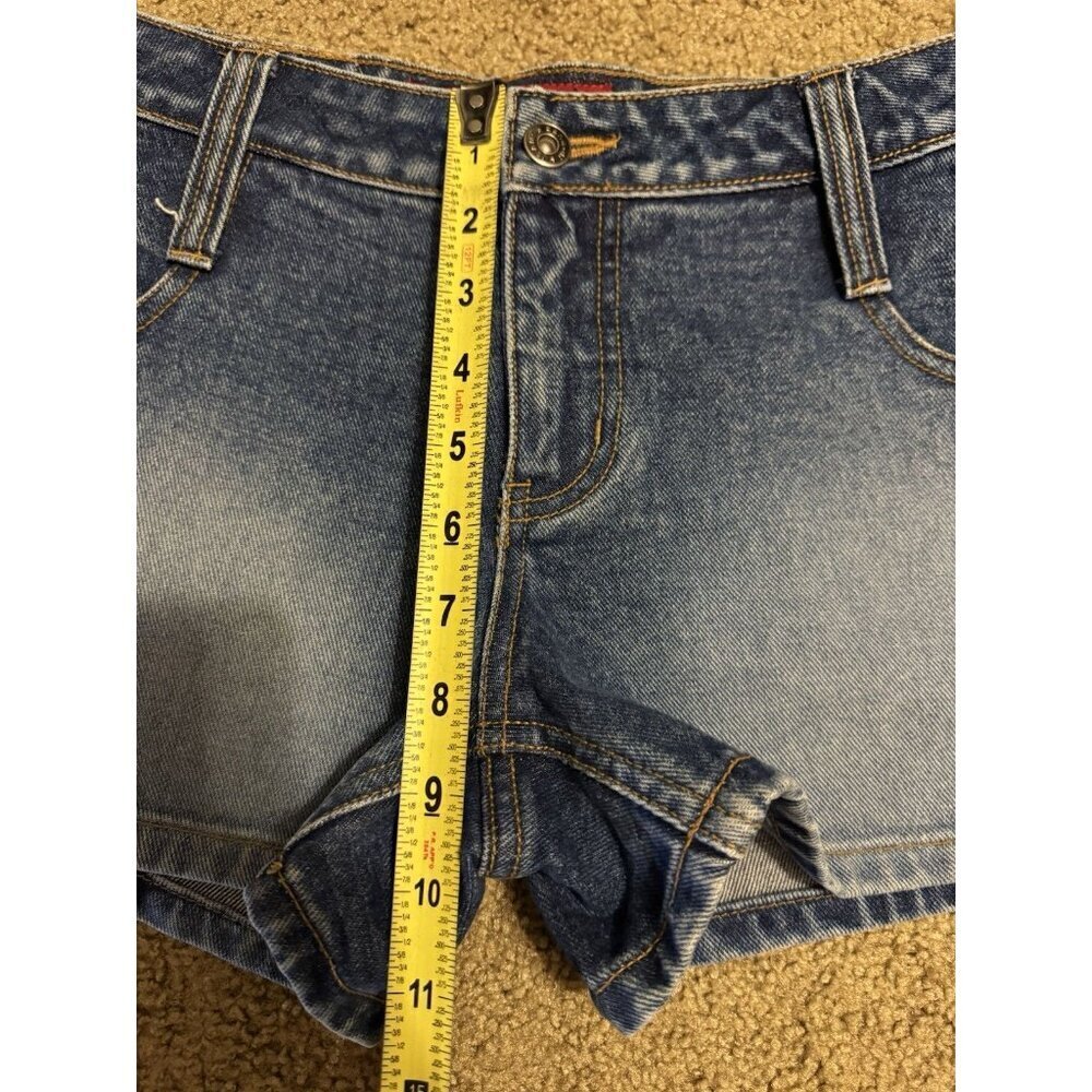 VTG Womens Denim Jean Mid Rise Shorts Lot Of 2 Travel Beach Preppy Y2k 90s Sz 6 - Picture 11 of 15